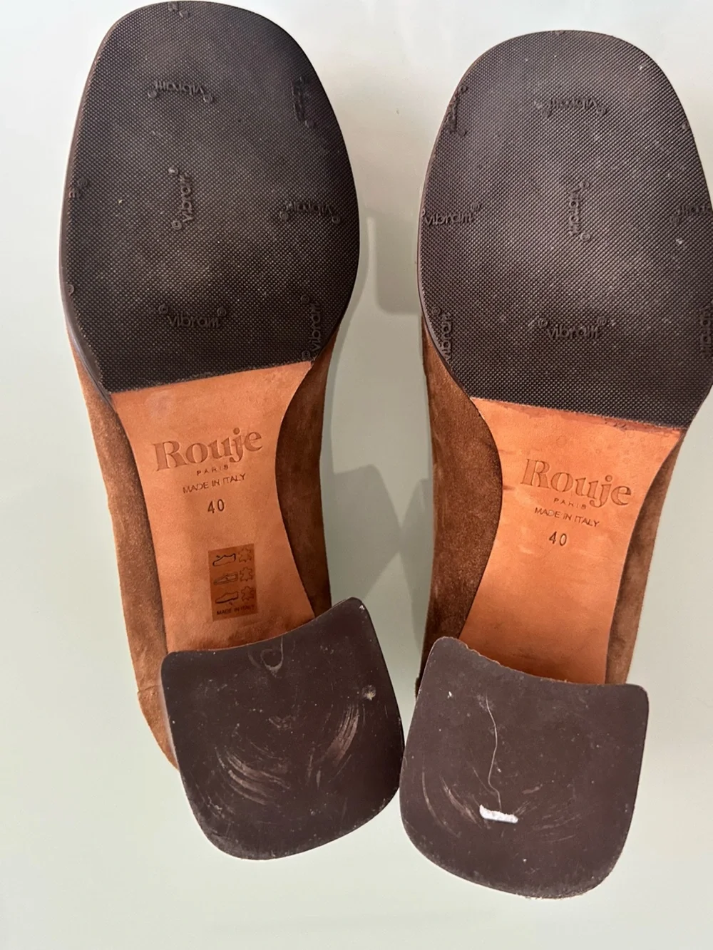 Rouje Paris Women's Brown Suede Loafers - Picture 4 of 5
